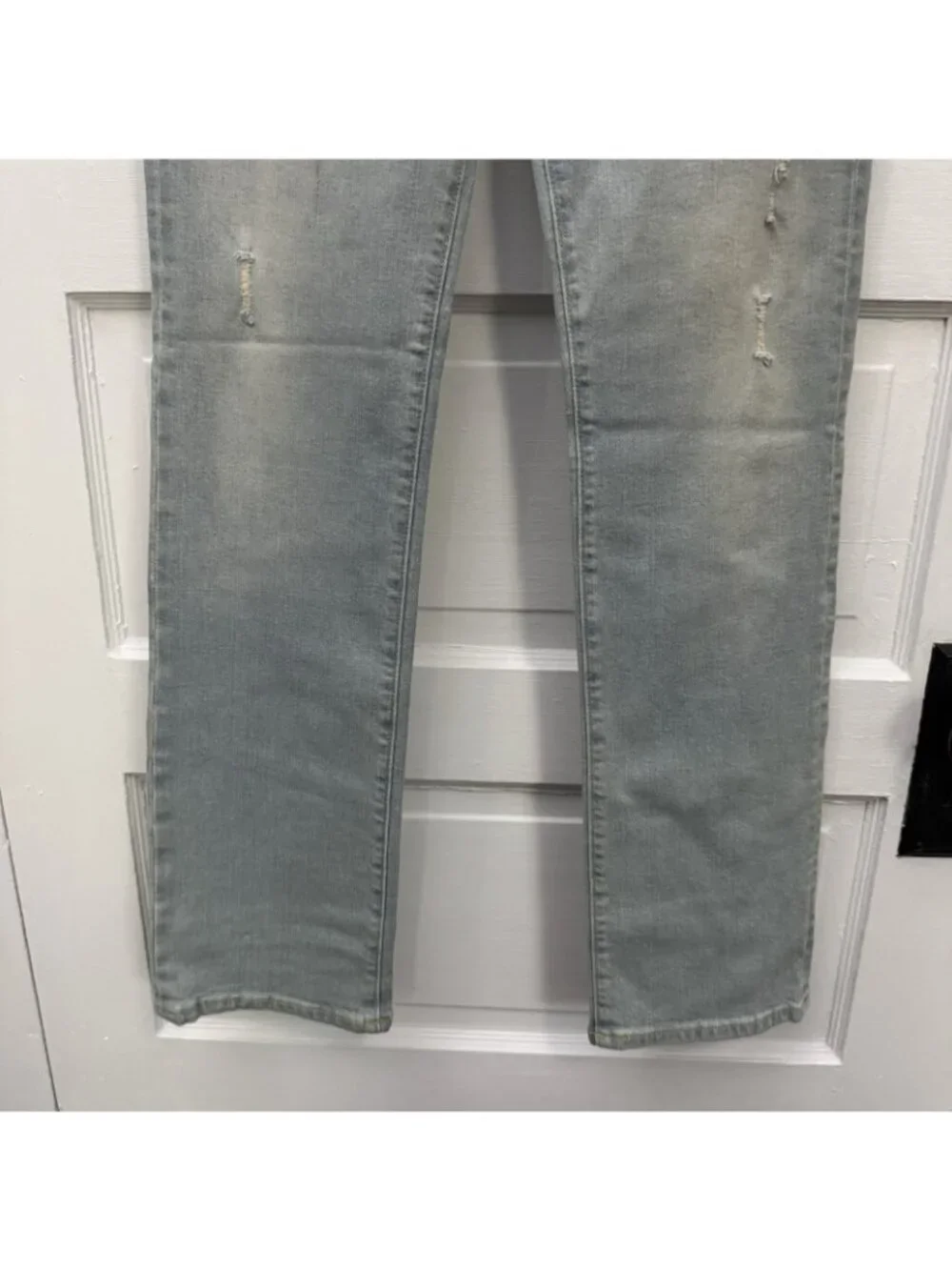 Old Navy Boys 18 Straight Built-In Flex Distressed Jeans Adjustable Waist NWT